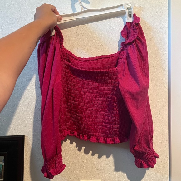 Free People Pink Blouse - Picture 3 of 4